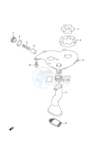 DF 25 V-Twin drawing Oil Pump