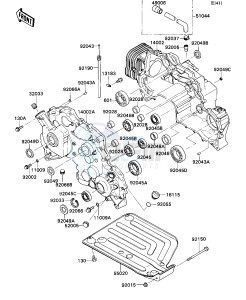 KAF 540 C [MULE 2010] (C1) [MULE 2010] drawing CRANKCASE