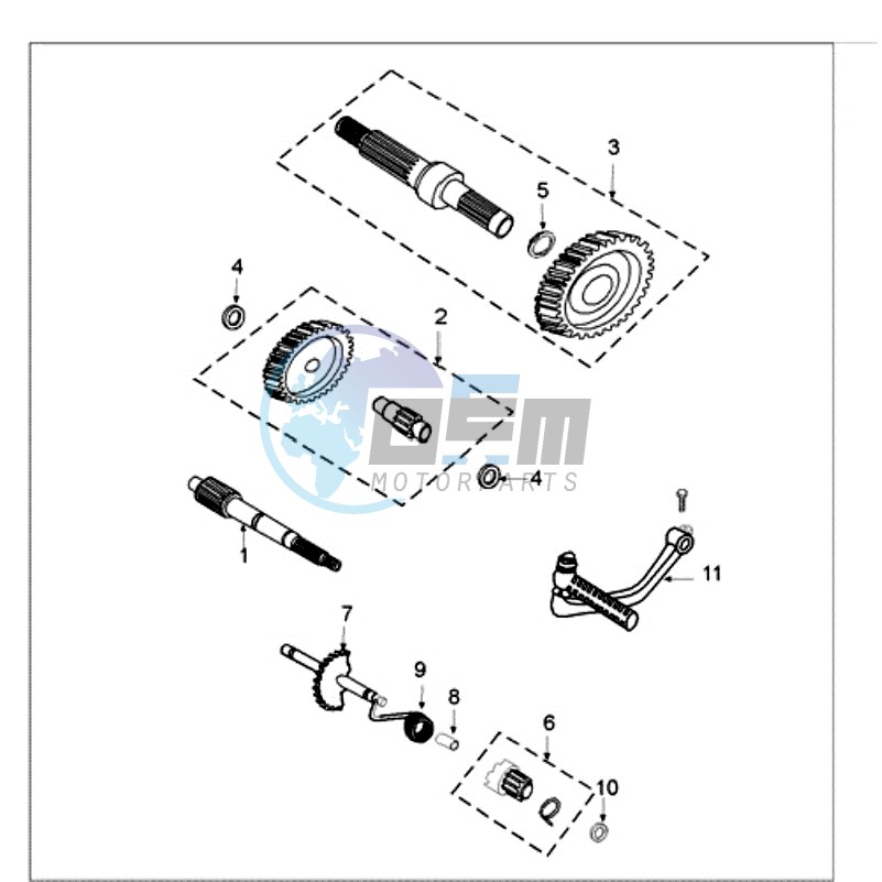 DRIVE SHAFTS / KICKSTARTER