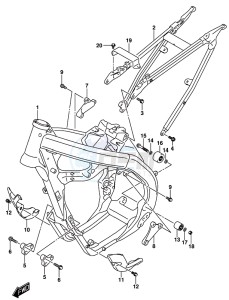 RM-Z450 drawing FRAME