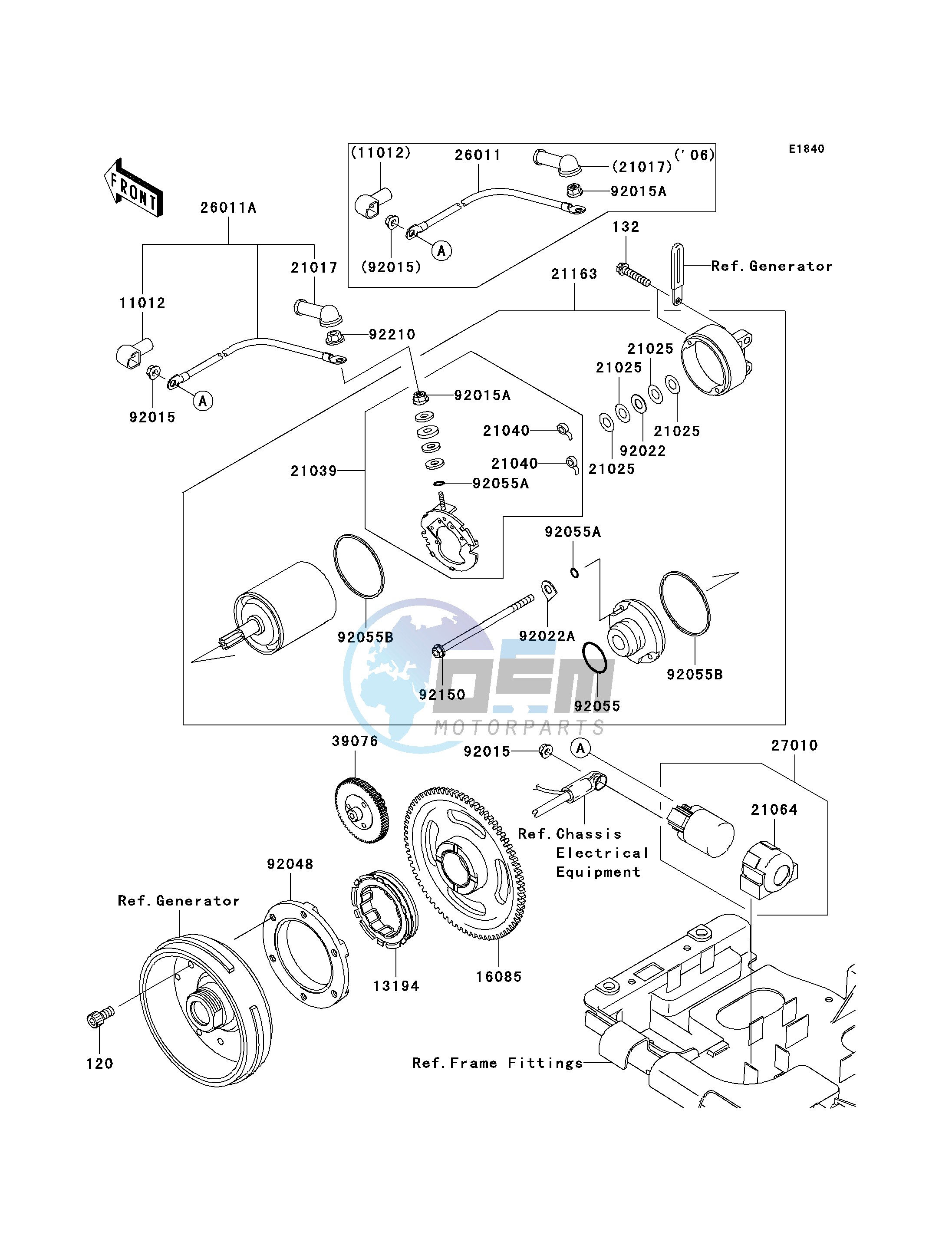 STARTER MOTOR-- G6F_G7F_G8F- -