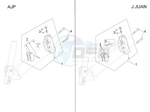 RS4 50 2t drawing Front brake caliper