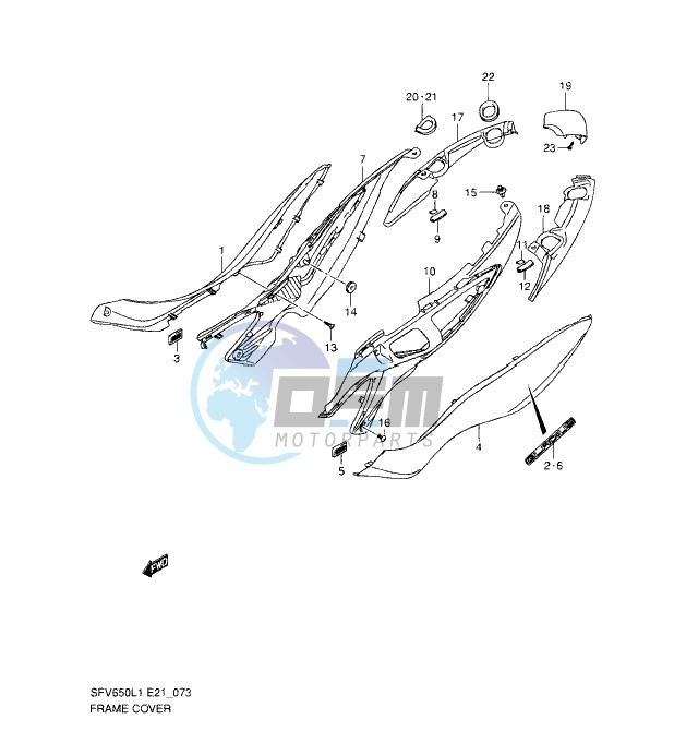 FRAME COVER (MODEL L1-L4)