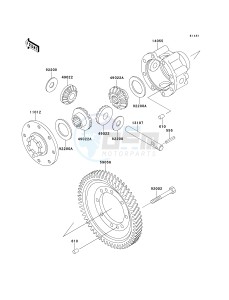 KAF 620 B [MULE 2520 TURF] (B6) [MULE 2520 TURF] drawing DIFFERENTIAL