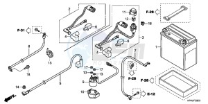 TRX420FEC drawing BATTERY