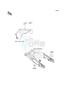 ZZR1400_ABS ZX1400FDFA FR GB XX (EU ME A(FRICA) drawing Labels