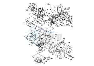 XC CYGNUS R 125 drawing CRANKCASE