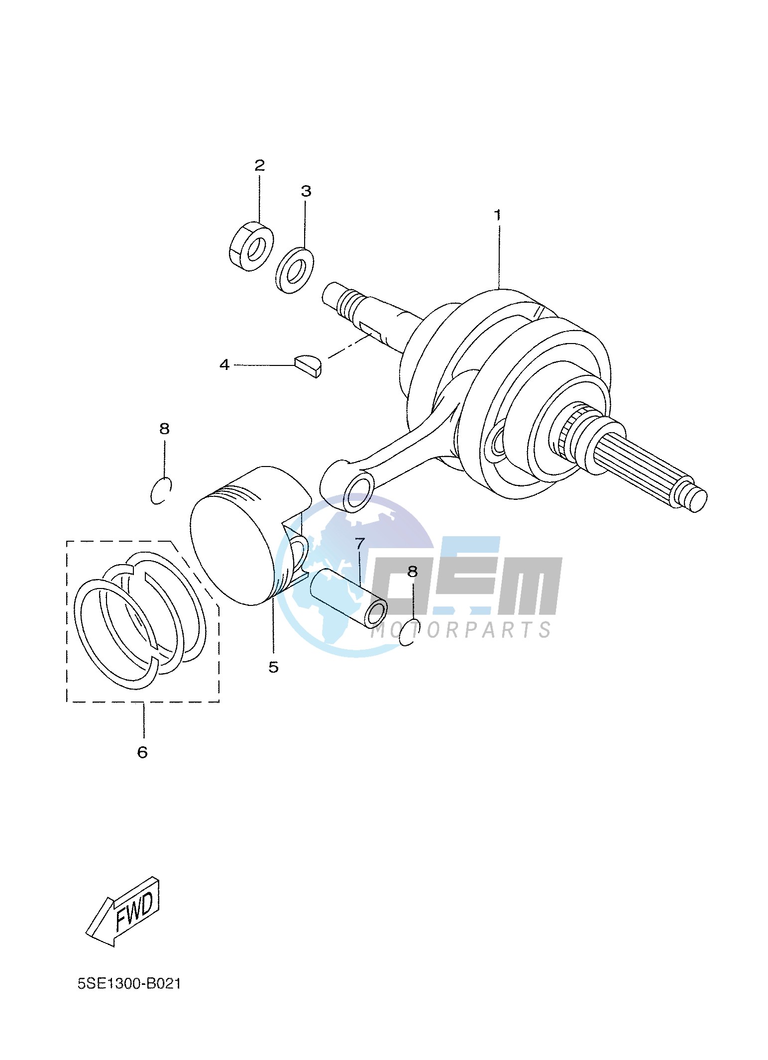 CRANKSHAFT & PISTON