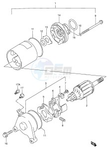 GN125 (E1) drawing STARTING MOTOR (MODEL M N R)