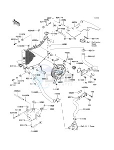 ZX 600 B [NINJA ZX-6RR] (K1) [NINJA ZX-6RR] drawing RADIATOR