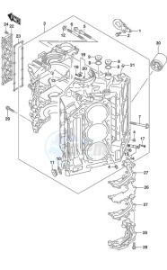 DF 300AP drawing Cylinder Block