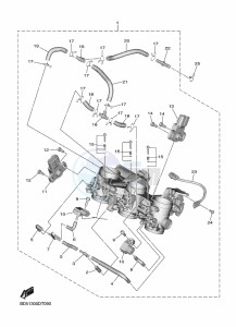 NIKEN GT MXT850D (B5B9) drawing INTAKE