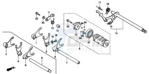 NV600C 400 drawing GEARSHIFT DRUM