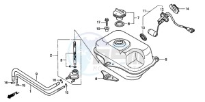 SFX50 drawing FUEL TANK