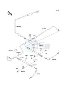 KAF 620 R [MULE 4010 TRANS4X4] (R9F-RAFA) R9F drawing BRAKE PIPING