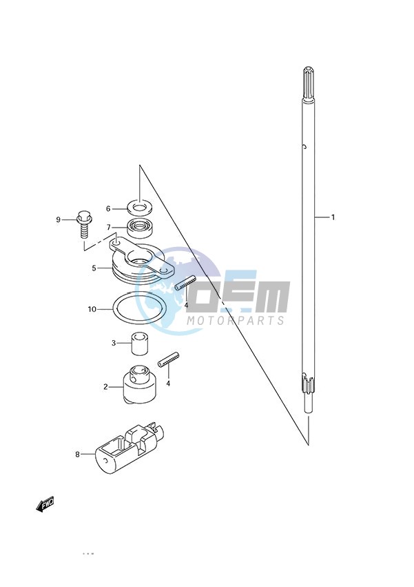 Clutch Rod (DF 250S)