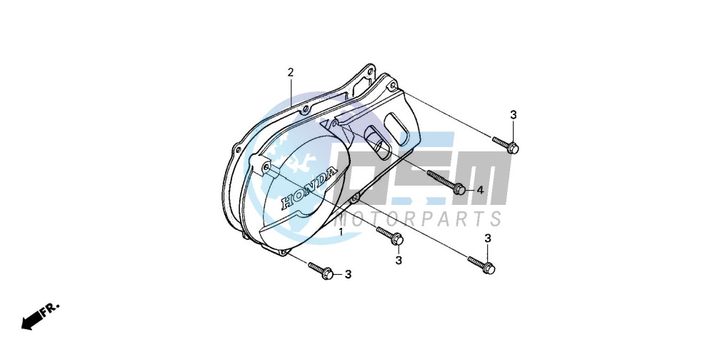 LEFT CRANKCASE COVER