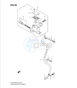 DR125SML0 drawing FRONT MASTER CYLINDER