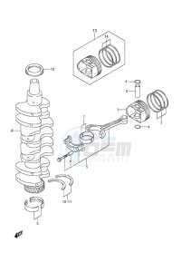 DF 70A drawing Crankshaft