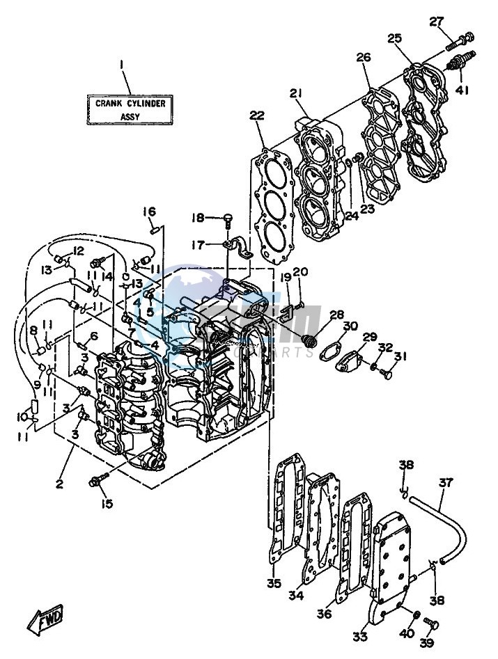 CYLINDER--CRANKCASE