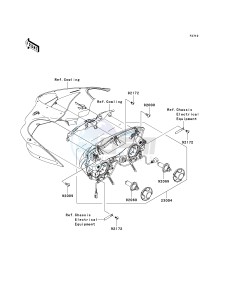 ZX 600 N [ZX-6RR] (N1) N1 drawing HEADLIGHT-- S- -