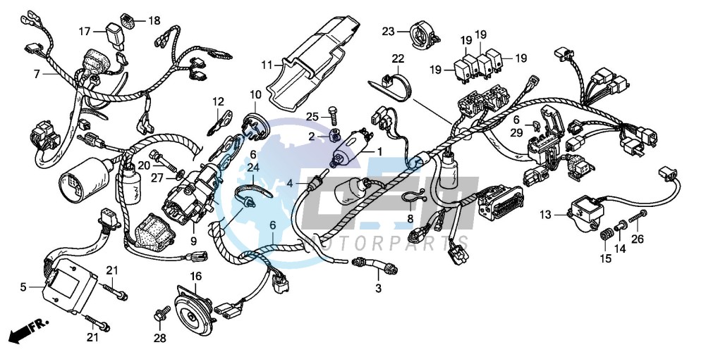 WIRE HARNESS (FES1253-5)(FES1503-5)