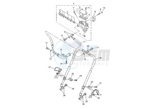 XVZ TF ROYAL STAR VENTURE 1300 drawing FRONT MASTER CYLINDER 1