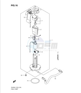 DL650 drawing FUEL PUMP