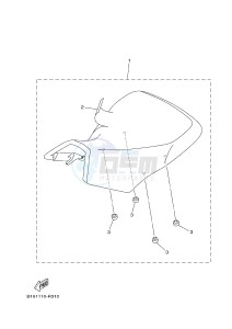 YFM700FWB KODIAK 700 (B165) drawing SEAT