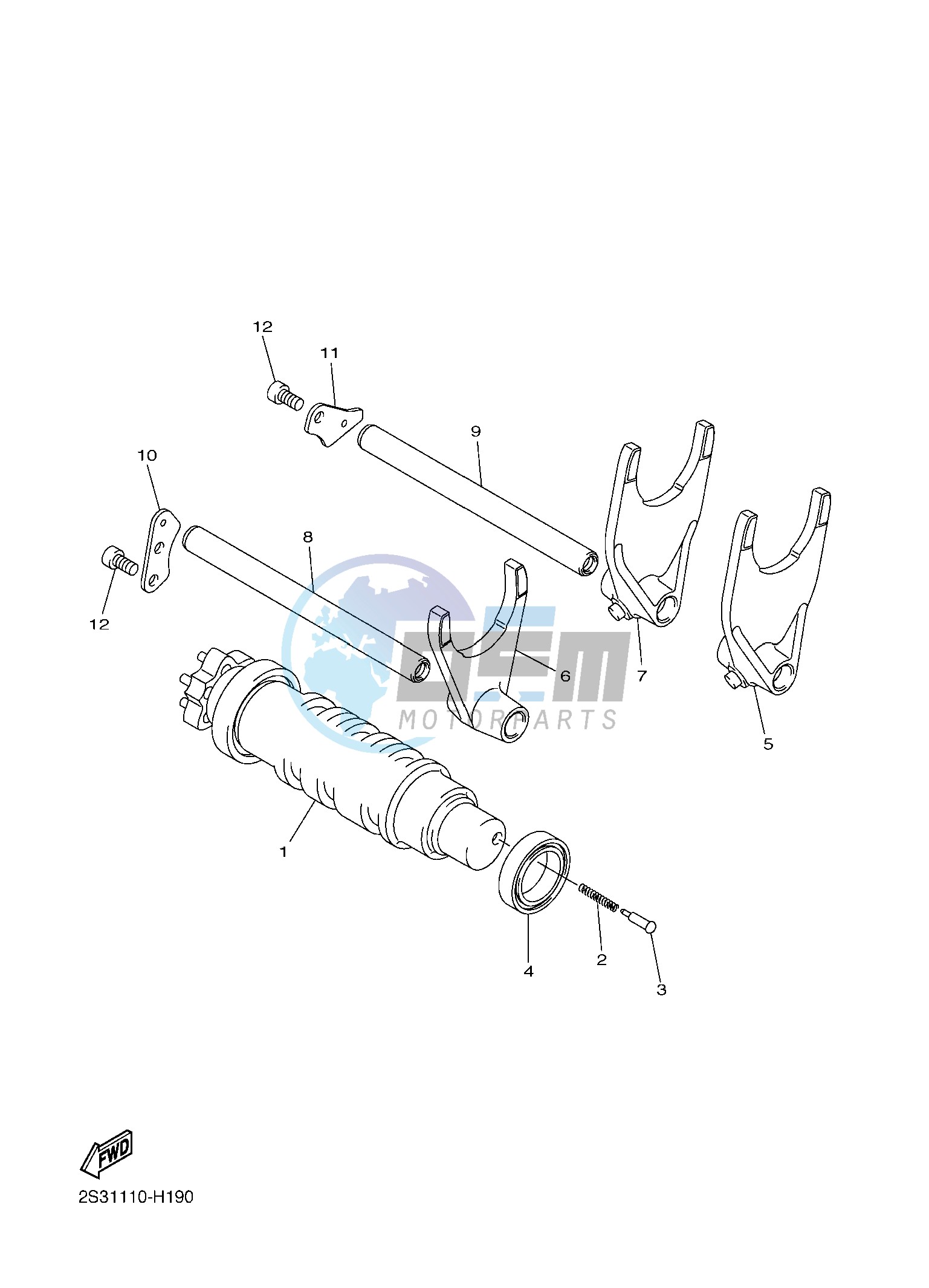 SHIFT CAM & FORK