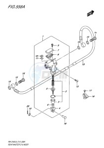 RM-Z450 EU drawing REAR MASTER CYLINDER