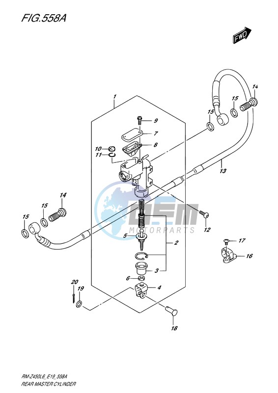 REAR MASTER CYLINDER