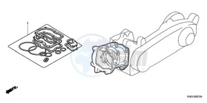 PES125R9 UK - (E / MKH STC) drawing GASKET KIT A