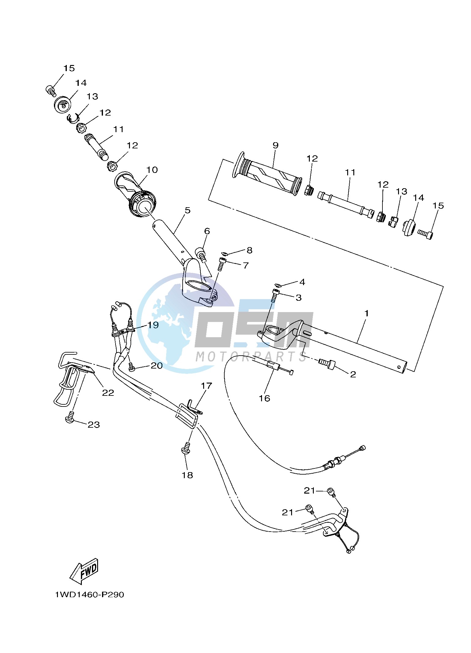 STEERING HANDLE & CABLE