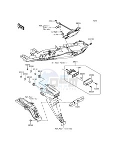 NINJA_ZX-6R_ABS ZX636FDF FR GB XX (EU ME A(FRICA) drawing Taillight(s)