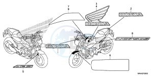 NC750SAG NC750S Europe Direct - (ED) drawing MARK/ STRIPE