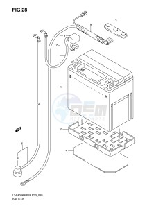 LT-F400 (P28-P33) drawing BATTERY (MODEL K8 K9)