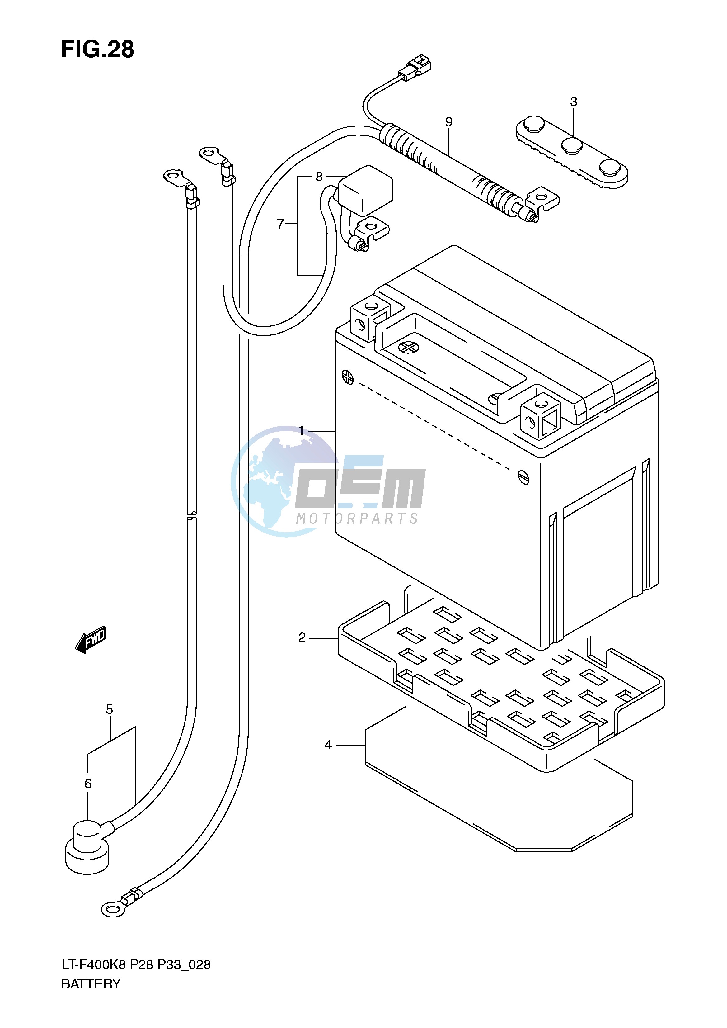 BATTERY (MODEL K8 K9)