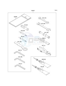 EX 250 F [NINJA 250R] (F15-F19) [NINJA 250R] drawing OWNERS TOOLS