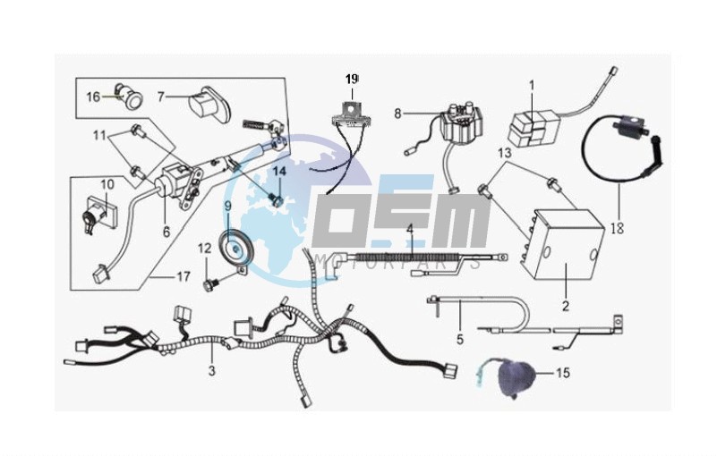 WIRING HARNASS - ELECTRONIC PARTS