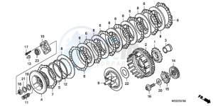 VT750CA9 Ireland - (EK / MME ST) drawing CLUTCH