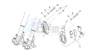 RSV4 1000 APRC R ABS (AU, CA, EU, J, RU, UK, USA) drawing Front brake caliper