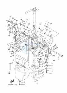 FL250DETU drawing FRONT-FAIRING-BRACKET