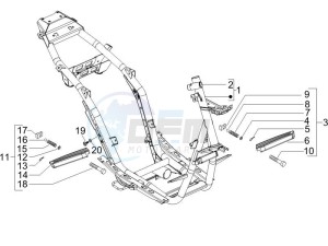 NRG 50 power Pure jet drawing Frame bodywork