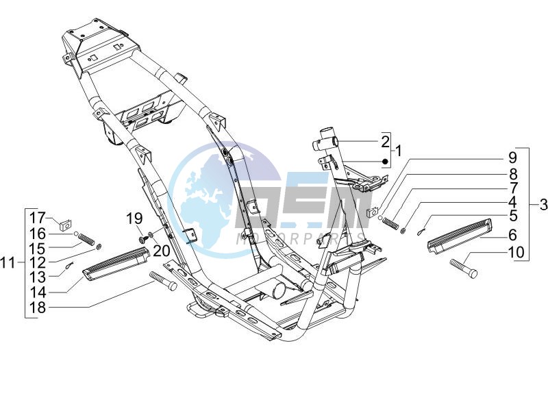 Frame bodywork