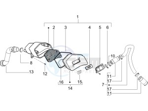 DNA 50 drawing Secondairy air box