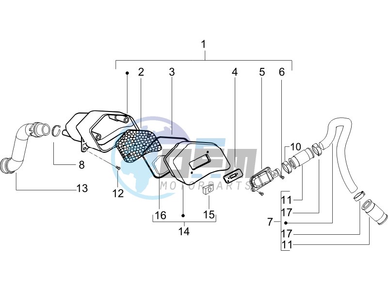 Secondairy air box