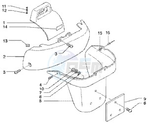 X9 180 Amalfi drawing Rear coverings