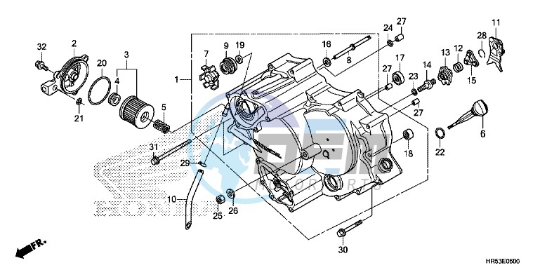 FRONT CRANKCASE COVER