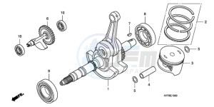 TRX420FAA Europe Direct - (ED) drawing CRANK SHAFT/PISTON